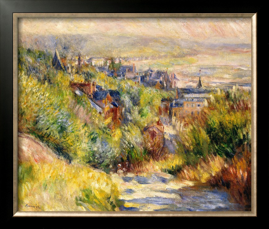 The Heights at Trouville - Pierre Auguste Renoir Painting